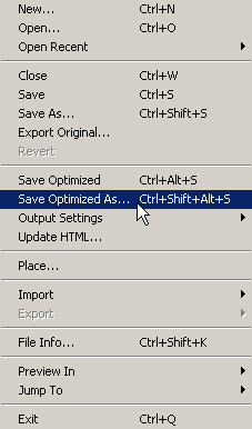 Save Optimized As...