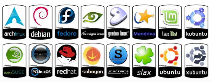 linux distro stickers